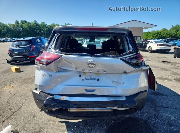 5N1AT3BB1MC693222 2021 NISSAN ROGUE Silver Հետևի տեսք