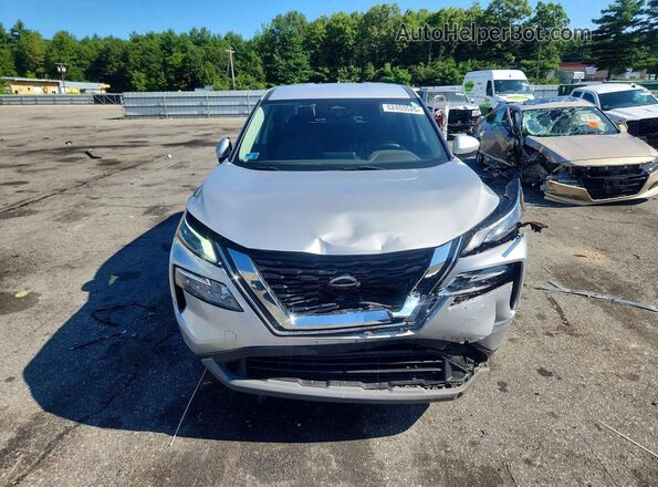 5N1AT3BB1MC693222 2021 NISSAN ROGUE Silver Դիմացի տեսք