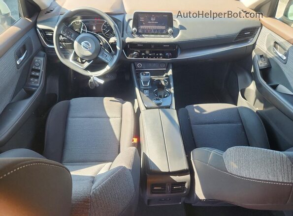 5N1AT3BB1MC693222 2021 NISSAN ROGUE Silver Առջևի վահանակի տեսք
