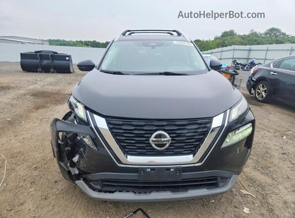 5N1AT3BB1MC802987 2021 NISSAN ROGUE Black Widok z przodu