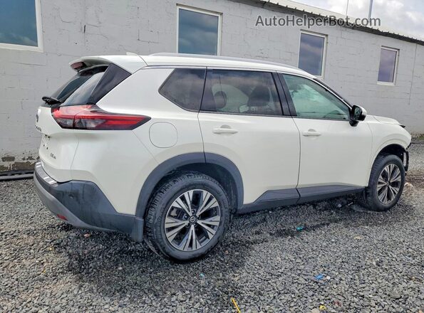 5N1AT3BB1MC822575 2021 NISSAN ROGUE Белый Задняя правая четверть