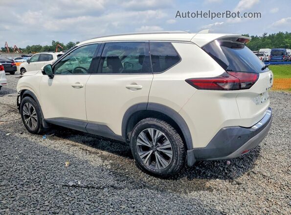 5N1AT3BB1MC822575 2021 NISSAN ROGUE Белый Задняя левая четверть