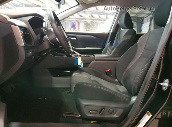 5N1AT3BB1MC832118 2021 NISSAN ROGUE Черный Вид салона спереди