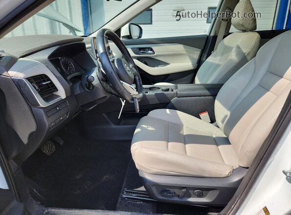 5N1AT3BB2MC716622 2021 NISSAN ROGUE Белый Вид салона спереди
