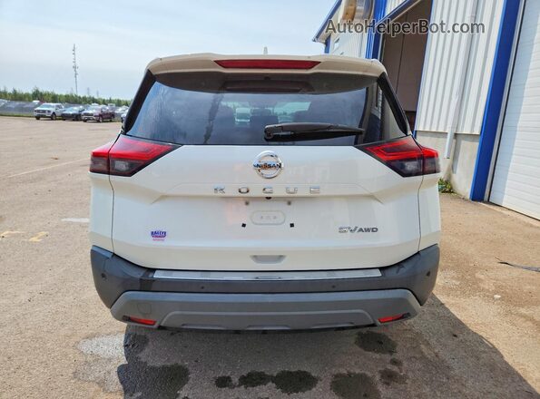 5N1AT3BB2MC716622 2021 NISSAN ROGUE Белый Вид сзади