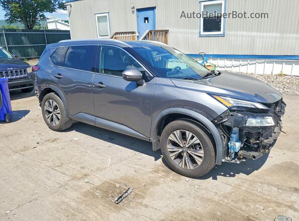 5N1AT3BB3MC803624 2021 NISSAN ROGUE Charcoal Przód prawy