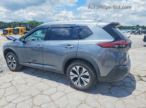 5N1AT3BB3MC805504 2021 NISSAN ROGUE Серый Задняя левая четверть