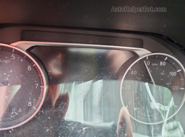 5N1AT3BB3MC843573 2021 NISSAN ROGUE White Instrument cluster view