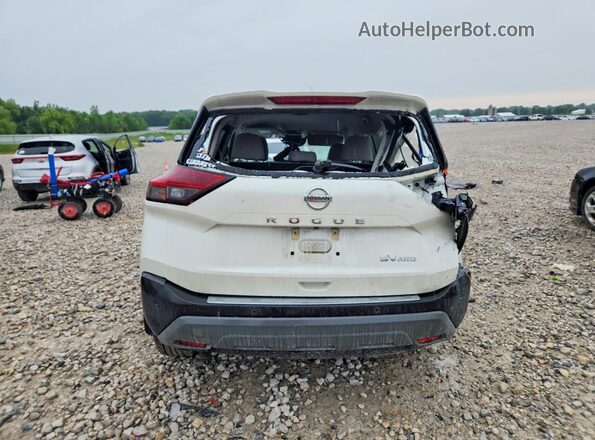 5N1AT3BB3MC843573 2021 NISSAN ROGUE White Rear view
