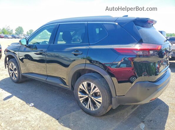 5N1AT3BB4MC683915 2021 NISSAN ROGUE Black Задня ліва чверть
