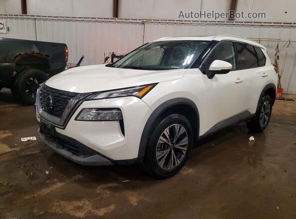 5N1AT3BB4MC703225 2021 NISSAN ROGUE White Rear left