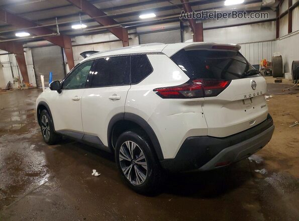 5N1AT3BB4MC703225 2021 NISSAN ROGUE White Front view