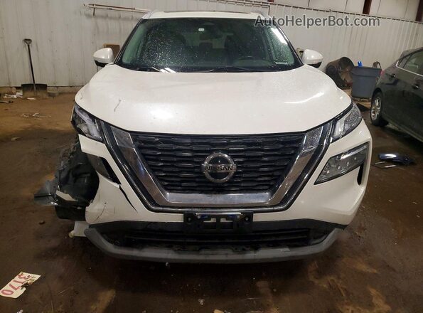 5N1AT3BB4MC703225 2021 NISSAN ROGUE White Engine compartment view