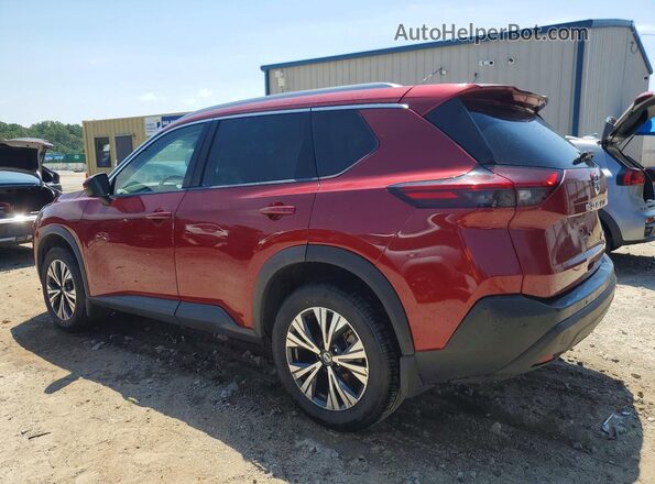 5N1AT3BB4MC739724 2021 NISSAN ROGUE Red Rear right