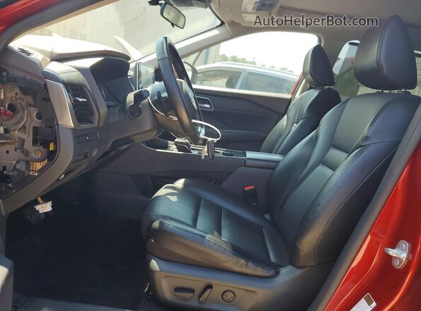5N1AT3BB4MC739724 2021 NISSAN ROGUE Red Engine compartment view