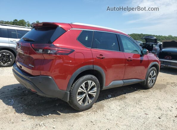 5N1AT3BB4MC739724 2021 NISSAN ROGUE Red 