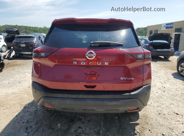 5N1AT3BB4MC739724 2021 NISSAN ROGUE Red 