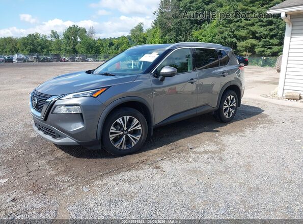 5N1AT3BB5MC674303 2021 NISSAN ROGUE Gray Front left