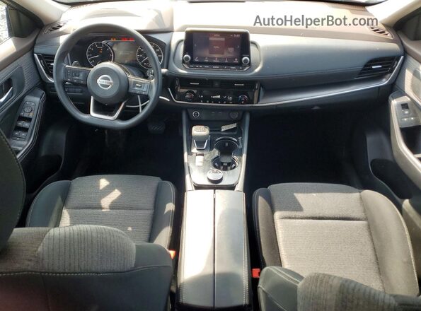 5N1AT3BB5MC678707 2021 NISSAN ROGUE Gray Dashboard view