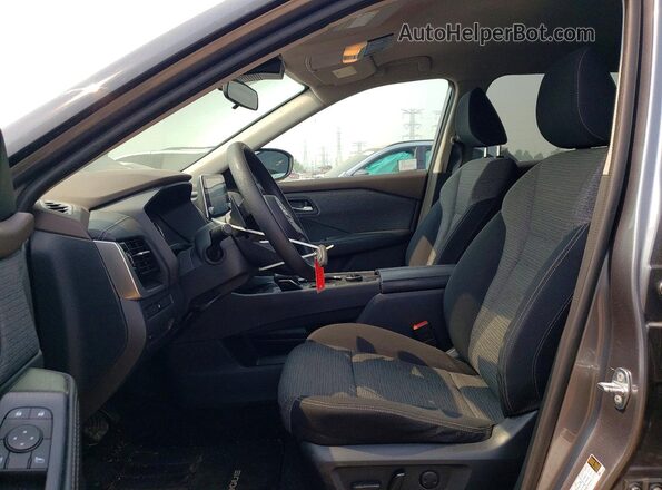 5N1AT3BB5MC737237 2021 NISSAN ROGUE Gray წინა სალონის ხედი