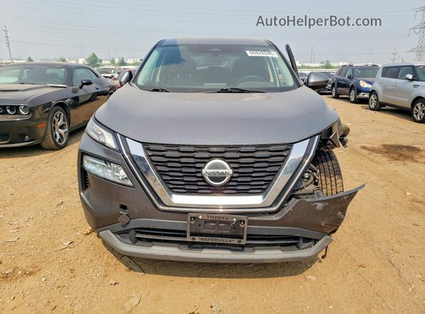 5N1AT3BB5MC737237 2021 NISSAN ROGUE Gray წინა ხედი