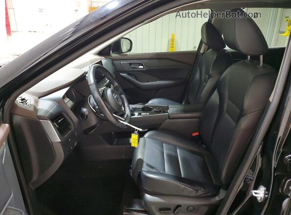 5N1AT3BB5MC751459 2021 NISSAN ROGUE Black Вид салону спереду