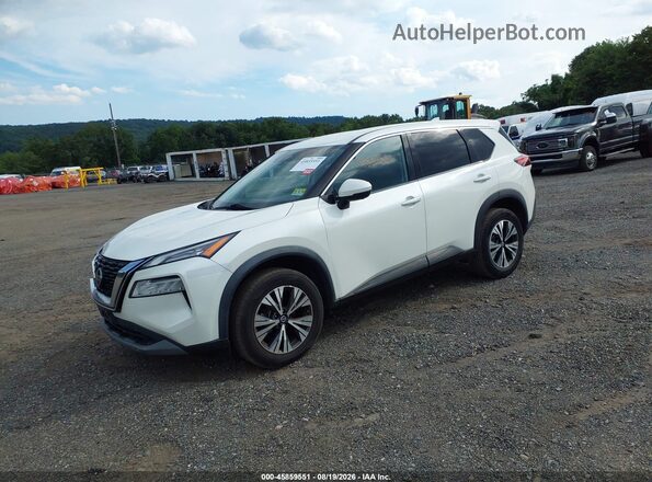 5N1AT3BB6MC763345 2021 NISSAN ROGUE White Передня ліва чверть
