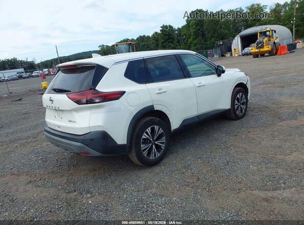 5N1AT3BB6MC763345 2021 NISSAN ROGUE White Задня права чверть