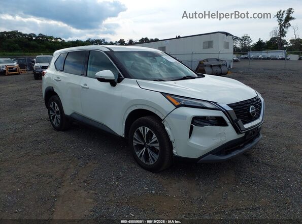 5N1AT3BB6MC763345 2021 NISSAN ROGUE White Вид спереду