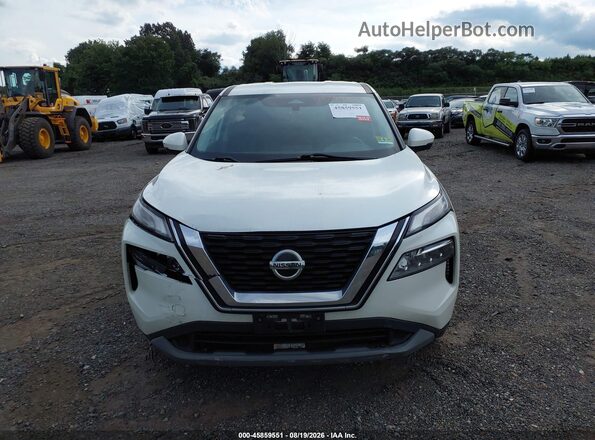 5N1AT3BB6MC763345 2021 NISSAN ROGUE White Вид задньої частини салону