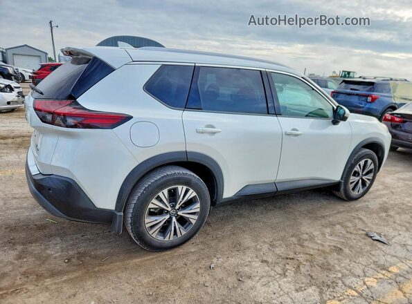 5N1AT3BB6MC765550 2021 NISSAN ROGUE White Rear right