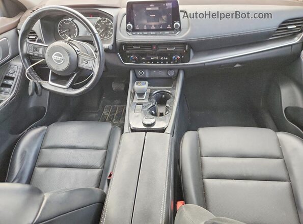 5N1AT3BB6MC765550 2021 NISSAN ROGUE White Dashboard view