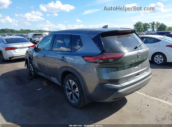 5N1AT3BB7MC696500 2021 NISSAN ROGUE Gray უკანა მარცხენა