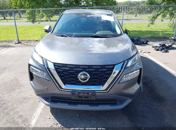 5N1AT3BB7MC696500 2021 NISSAN ROGUE Gray ხელსაწყოთა პანელის ხედი