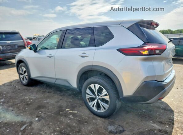 5N1AT3BB7MC745596 2021 NISSAN ROGUE Silver Հետևի ձախ
