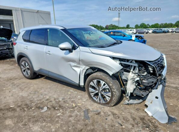 5N1AT3BB7MC745596 2021 NISSAN ROGUE Silver Առջևի աջ