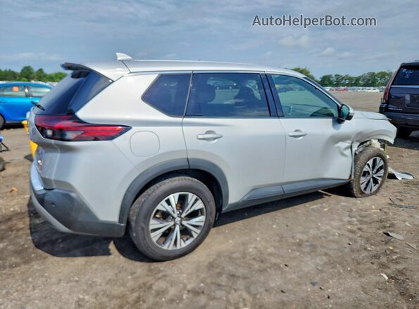5N1AT3BB7MC745596 2021 NISSAN ROGUE Silver Հետևի աջ