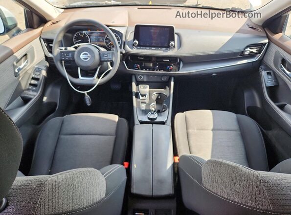5N1AT3BB7MC745596 2021 NISSAN ROGUE Silver Առջևի վահանակի տեսք