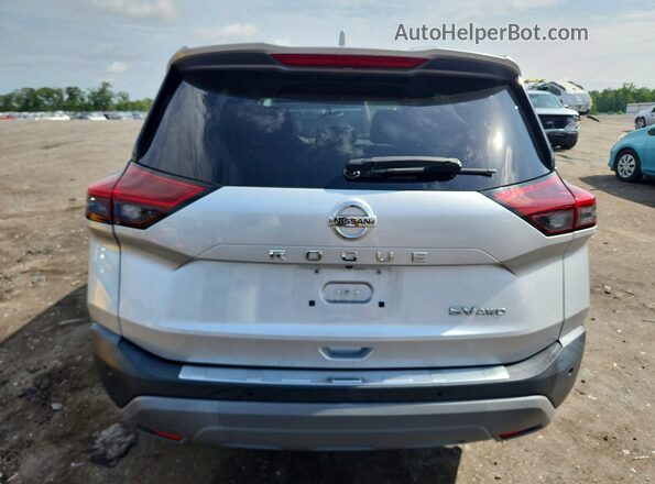 5N1AT3BB7MC745596 2021 NISSAN ROGUE Silver Հետևի տեսք