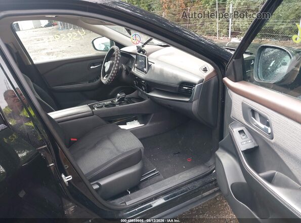 5N1AT3BB7MC768263 2021 NISSAN ROGUE Black Вид салону спереду