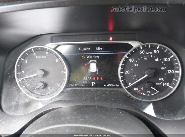 5N1AT3BB7MC768263 2021 NISSAN ROGUE Black Вид задніх сидінь