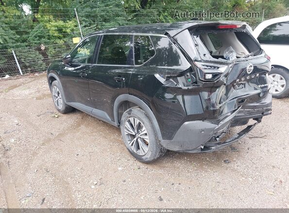 5N1AT3BB7MC768263 2021 NISSAN ROGUE Black Задня ліва чверть
