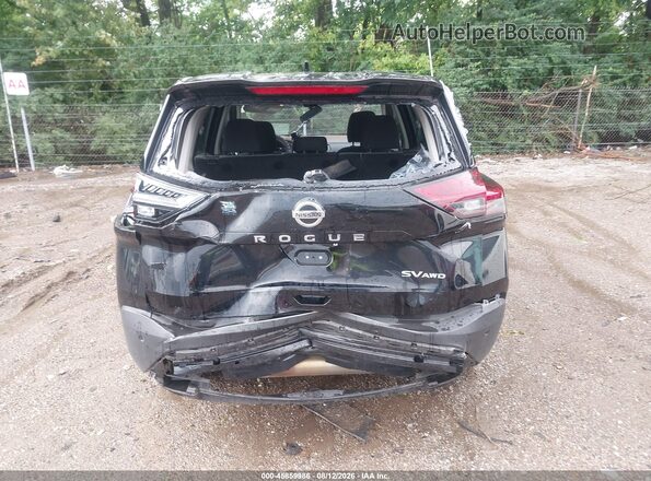 5N1AT3BB7MC768263 2021 NISSAN ROGUE Black Вид спереду