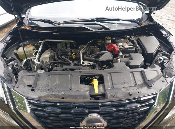 5N1AT3BB7MC768263 2021 NISSAN ROGUE Black Вид ззаду