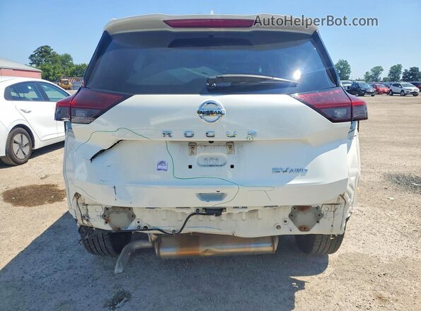 5N1AT3BB7MC808860 2021 NISSAN ROGUE White Widok z tyłu