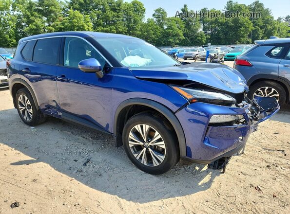 5N1AT3BB8MC687627 2021 NISSAN ROGUE Blue წინა მარჯვენა