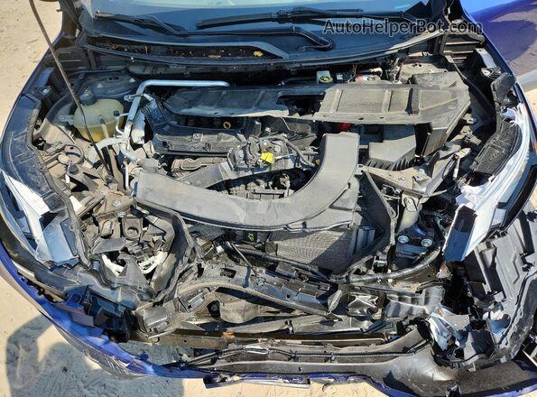 5N1AT3BB8MC687627 2021 NISSAN ROGUE Blue ძრავის განყოფილების ხედი