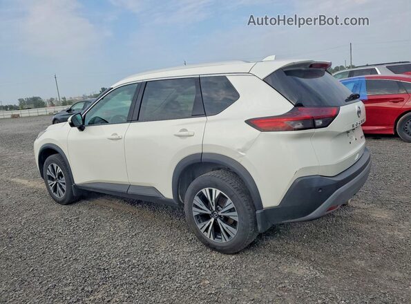 5N1AT3BB8MC731142 2021 NISSAN ROGUE Белый Задняя левая четверть