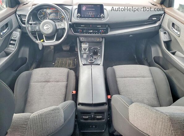 5N1AT3BB8MC731142 2021 NISSAN ROGUE Белый Вид панели приборов
