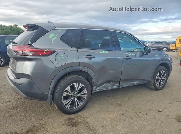 5N1AT3BB8MC739578 2021 NISSAN ROGUE Gray Հետևի աջ